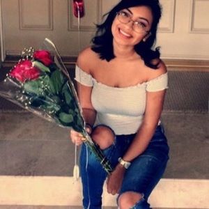 Brandy Melville Off the Shoulder Ruffle Top